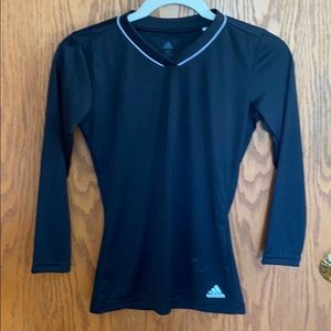 Adidas longsleeve tight fit athletic top